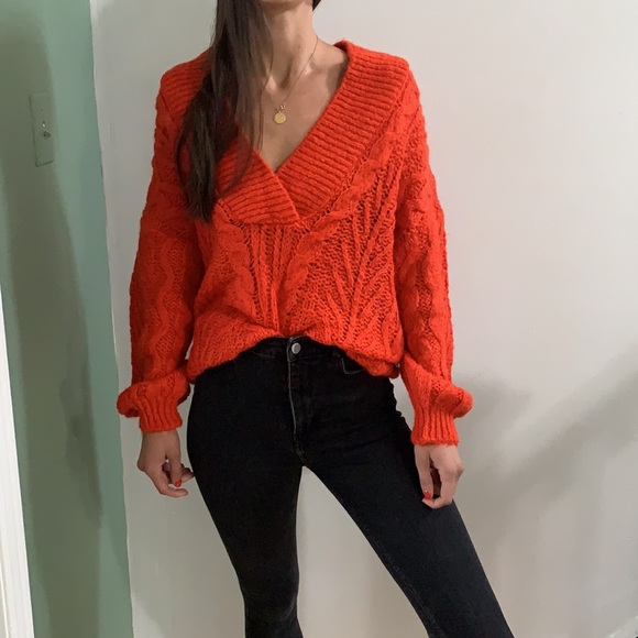 ASOS poppy red Sweater - Picture 4 of 4